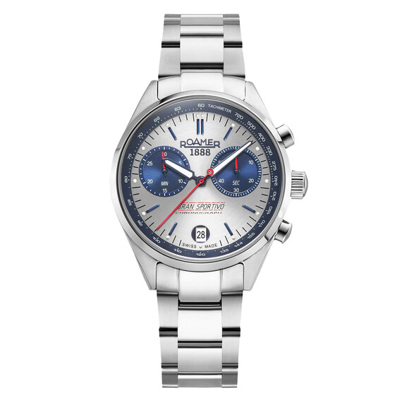 Pánské hodinky Roamer Gran Sportivo Limited Edition 978818 41 45 21, Verze: stříbrná 