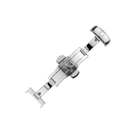 Spona Tissot stříbrná lesklá 10 mm, Verze: stříbrná, Šířka: 10 , 2 image
