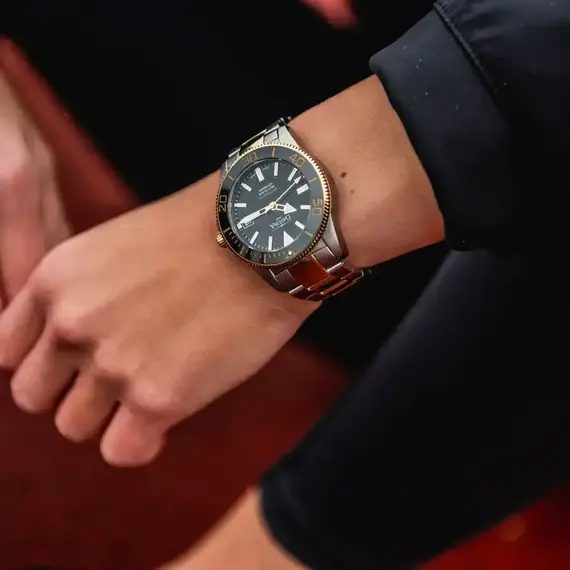 Pánské hodinky Davosa Argonautic 39 161.533.50, Verze: žluté zlato , 10 image