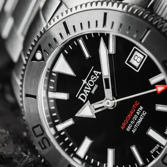 Pánské hodinky Davosa Argonautic 39 BS 161.532.20, Verze: černá2 , 4 image