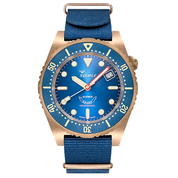 Pánské hodinky Squale 1521 Bronze 1521BRONBL.NB20 