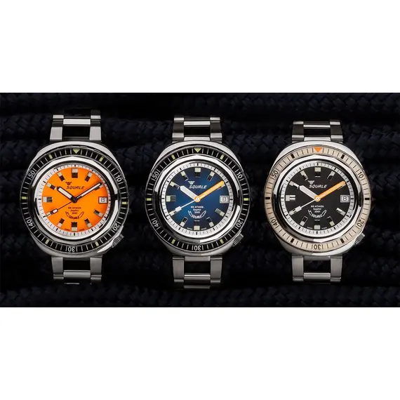 Pánské hodinky Squale 2001 Reverse Orange 2001BKOR.AC, Verze: oranžová , 9 image