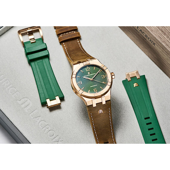 Pánské hodinky Maurice Lacroix Aikon Automatic Bronze Limited Edition AI6008-BRZ0B-630-M, Verze: hnědá , 6 image