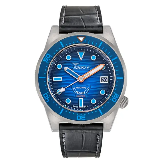 Pánské hodinky Squale Master Grand Bleu MASTIBLBL.RAL, Verze: modrá 