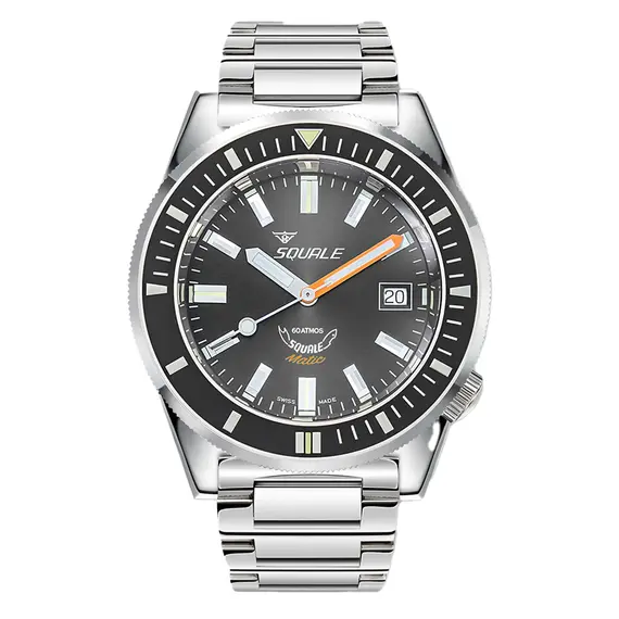 Pánské hodinky Squale Matic MATICXSA.SQ22L, Verze: šedá 