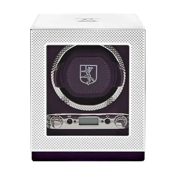 Natahovač pro 1 hodinek WOLF Silver 190003, Verze: stříbrná2 