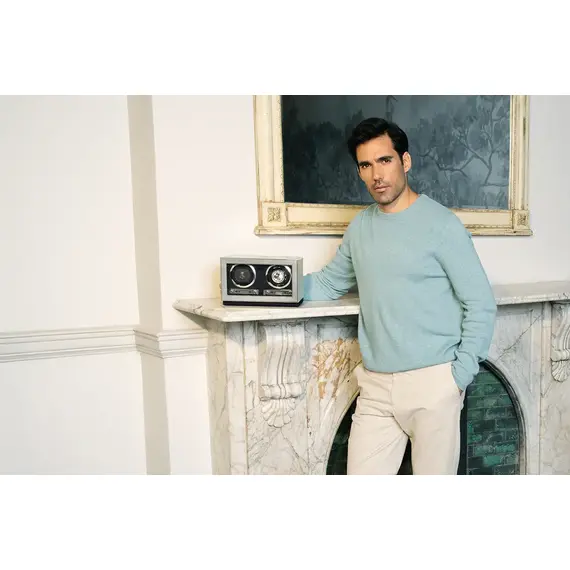 Natahovač pro 2 hodinek WOLF Silver 190004, Verze: stříbrná , 9 image