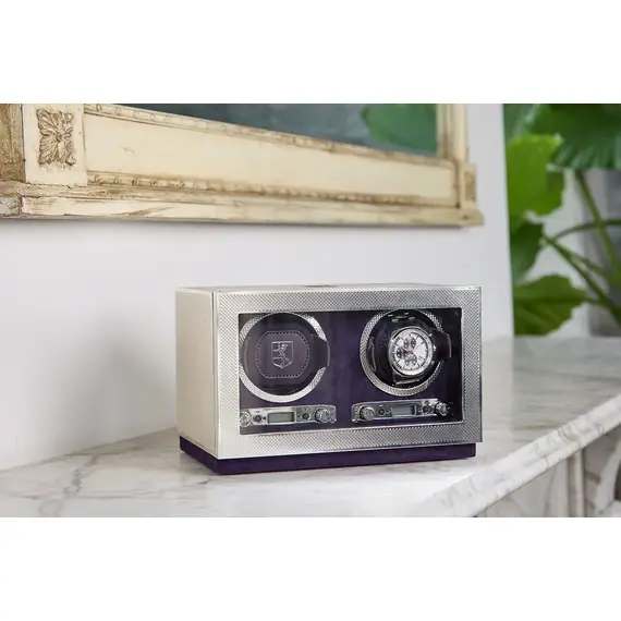 Natahovač pro 2 hodinek WOLF Silver 190004, Verze: stříbrná , 7 image