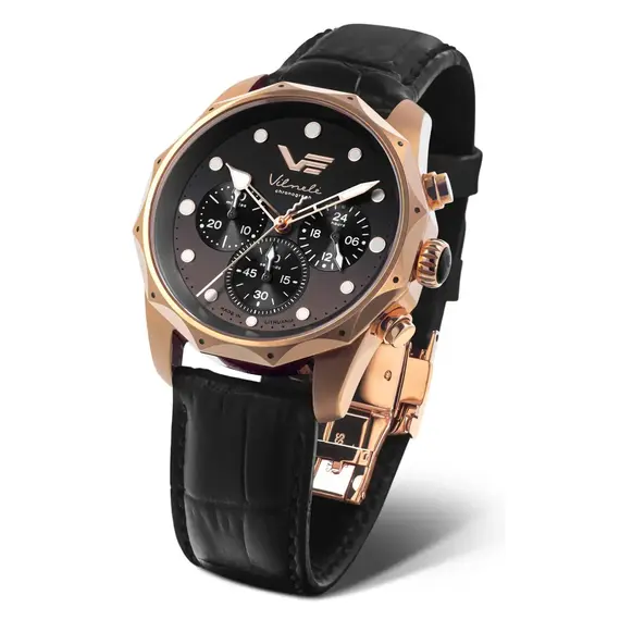 Dámské hodinky Vostok Europe Vilnele Chrono JS20-125B751, Verze: černá 