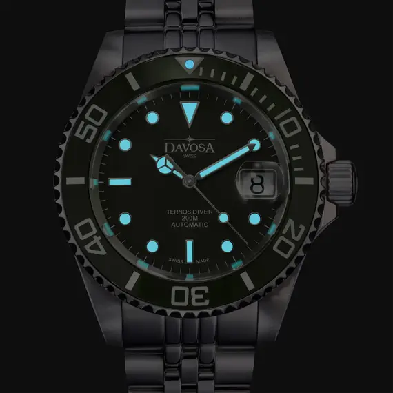 Pánské hodinky Davosa Ternos Ceramic 161.555.07W, Verze: zelená , 8 image