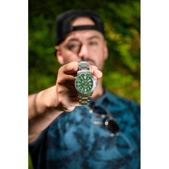 Pánské hodinky Davosa Argonautic 43 161.528.70W, Verze: zielona4 , 12 image