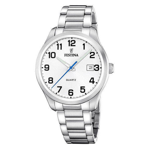 Pánské hodinky Festina Classic F20736/1, Verze: stříbrná 