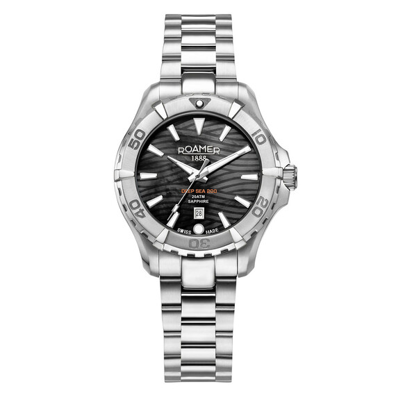 Dámské hodinky Roamer Deep Sea 200 Lady 860844 41 85 20, Verze: černá 