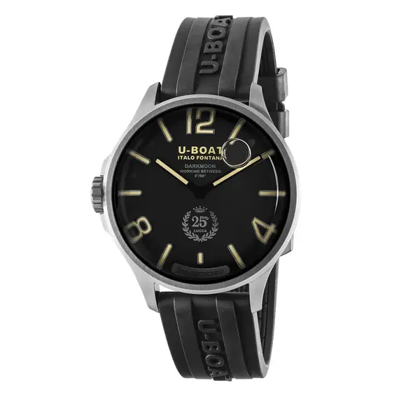 Hodinky U-BOAT Darkmoon 25 SS Black Limited Edition 2027, Verze: černá2 