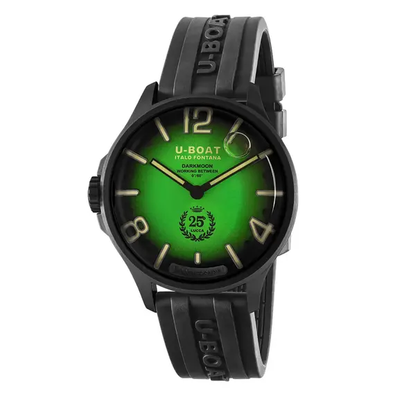 Hodinky U-BOAT Darkmoon 25 Green Soleil PVD Limited Edition 2030, Verze: zelená 