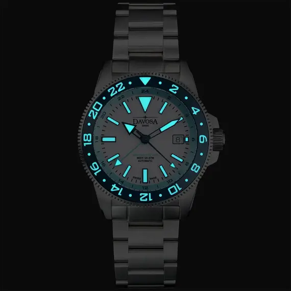 Pánské hodinky Davosa Argonautic World Traveller 161.542.40, Verze: bílá , 11 image