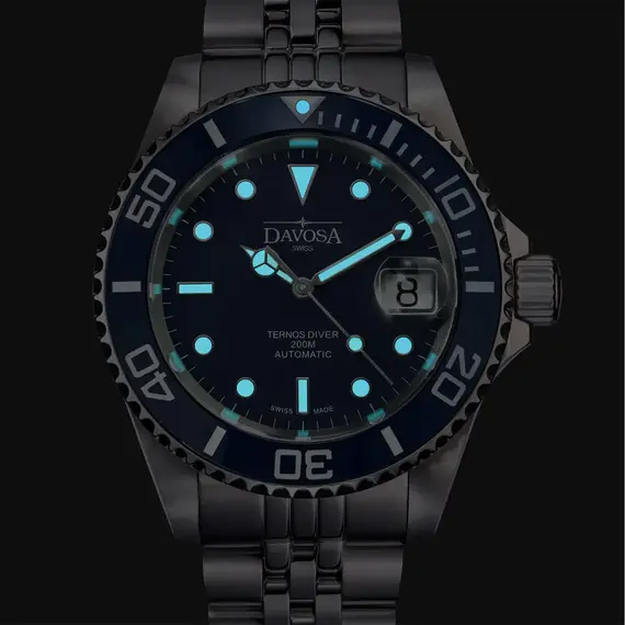 Pánské hodinky Davosa Ternos Ceramic 161.555.04.W, Verze: modrá2 , 6 image
