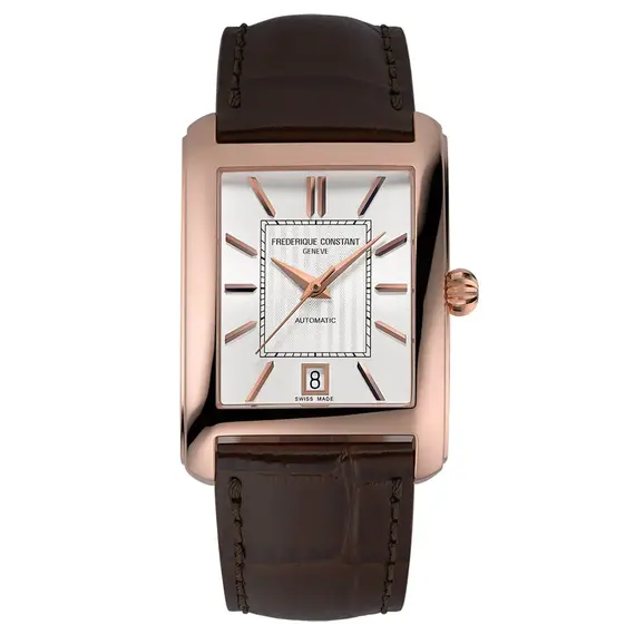 Pánské hodinky Frederique Constant Classics Carree Automatic FC-303V4C24, Verze: růžové zlato 