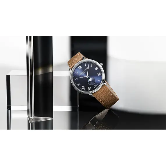 Pánské hodinky Frederique Constant Classics Quartz Moonphase FC-206RN3S6, Verze: modrá , 4 image