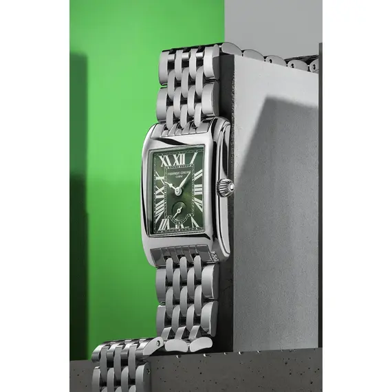 Hodinky Frederique Constant Classics Carree Small Seconds FC-235GR2C6B, Verze: zelená , 4 image