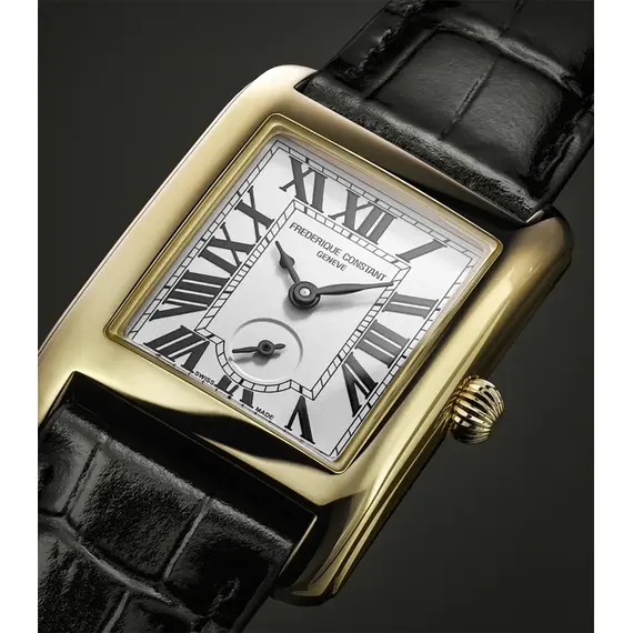 Hodinky Frederique Constant Classics Carree Small Seconds FC-235S2C5, Verze: žluté zlato2 , 5 image