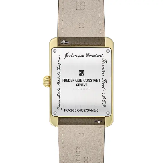 Pánské hodinky Frederique Constant Classics Carree Calendar Moonphase FC-265S4C5, Verze: žluté zlato , 3 image