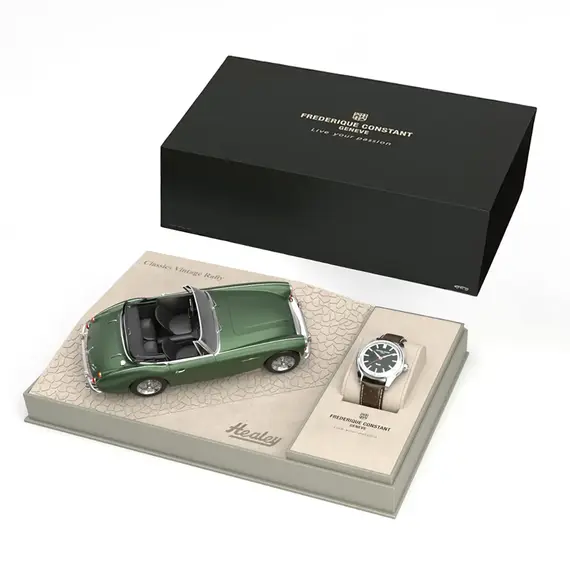 Dámské hodinky Frederique Constant Classics Vintage Rally Healey Automatic FC-303HLBN3B6, Verze: modrá2 , 9 image
