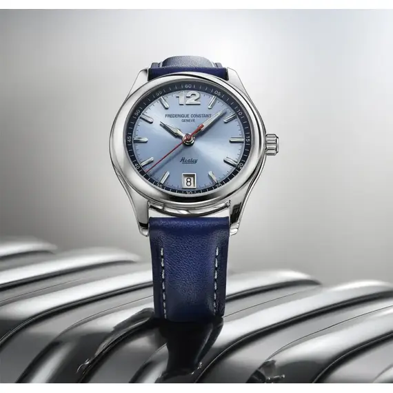 Dámské hodinky Frederique Constant Classics Vintage Rally Healey Automatic FC-303HLBN3B6, Verze: modrá2 , 5 image