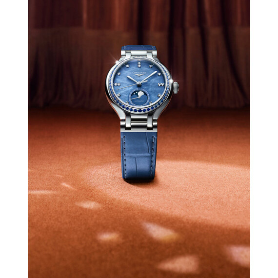 Dámské hodinky Longines PrimaLuna Moonphase L8.126.0.97.2, Verze: modrá2 , 2 image