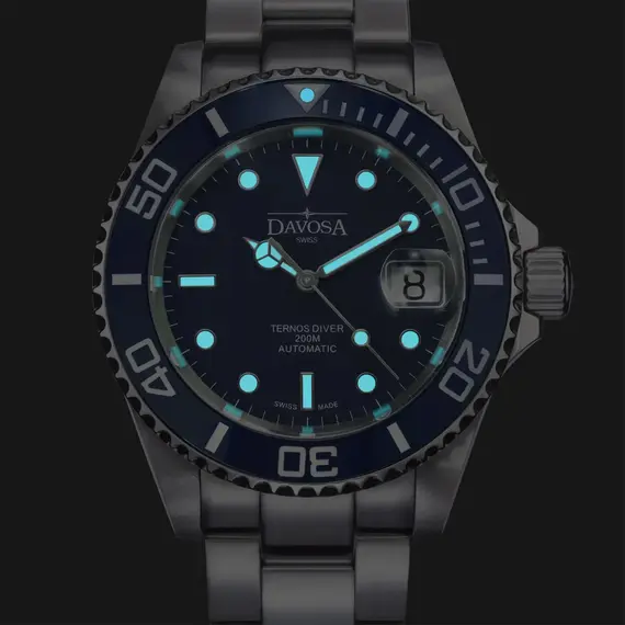 Pánské hodinky Davosa Ternos Ceramic 161.555.40.W, Verze: modrá , 4 image