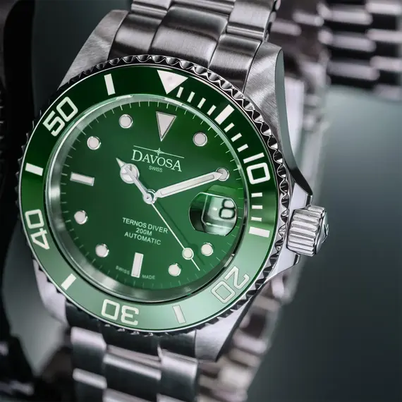 Pánské hodinky Davosa Ternos Ceramic 161.555.70.W, Verze: zelená2 , 2 image