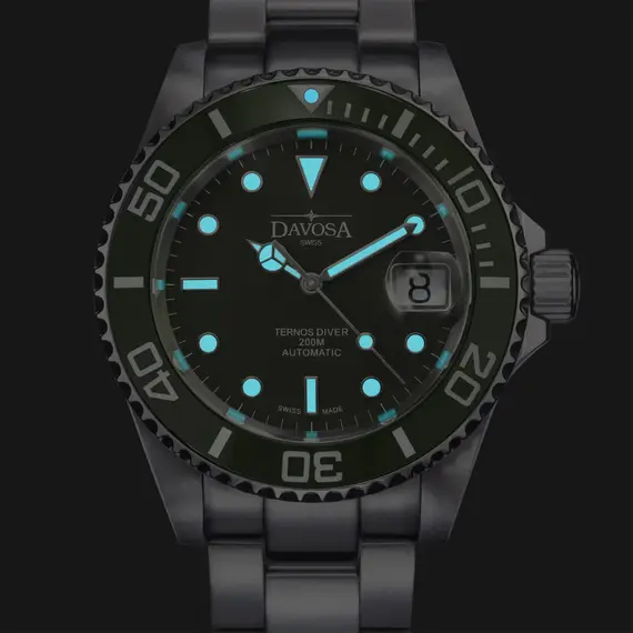 Pánské hodinky Davosa Ternos Ceramic 161.555.70.W, Verze: zelená2 , 6 image