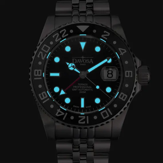 Pánské hodinky Davosa Ternos Professional GMT 161.571.05.W, Verze: černá , 6 image