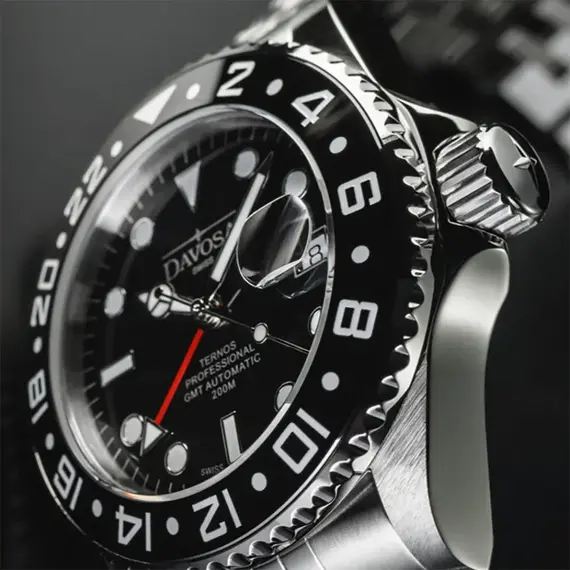 Pánské hodinky Davosa Ternos Professional GMT 161.571.50.W, Verze: černá , 3 image