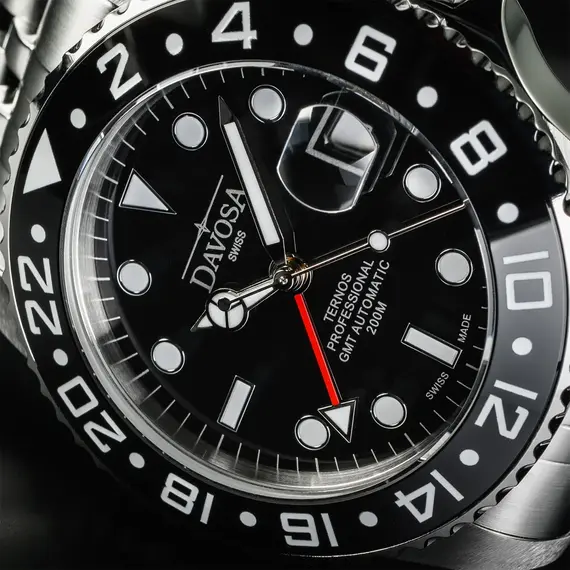 Pánské hodinky Davosa Ternos Professional GMT 161.571.50.W, Verze: černá , 2 image