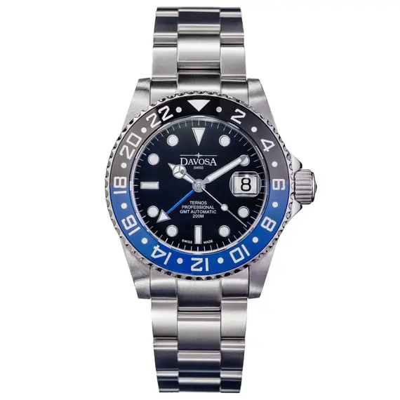 Pánské hodinky Davosa Ternos Professional GMT 161.571.45.W, Verze: modrá 