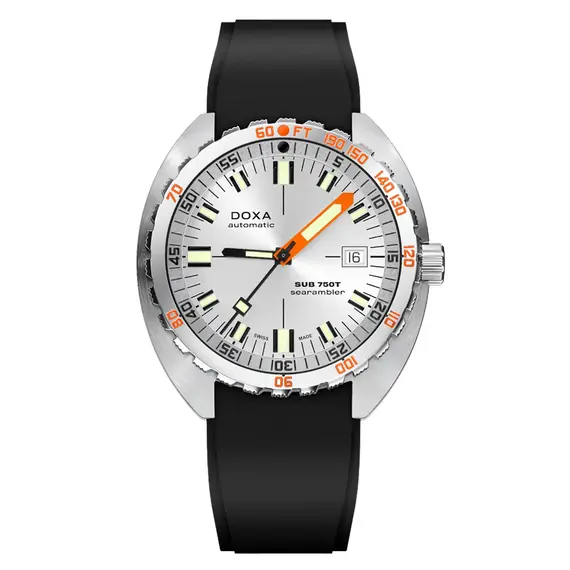 Pánské hodinky Doxa SUB 750T Searambler 825.10.021.20, Verze: stříbrná 