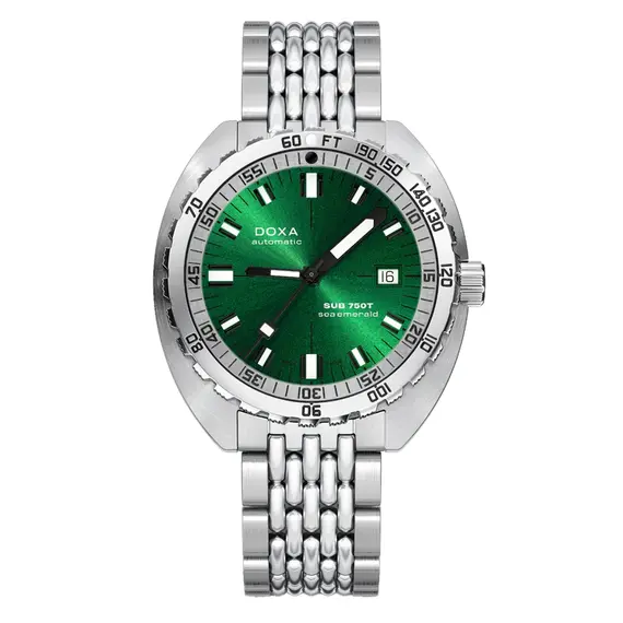 Pánské hodinky Doxa SUB 750T Sea Emerald 825.10.131.10, Verze: zelená 