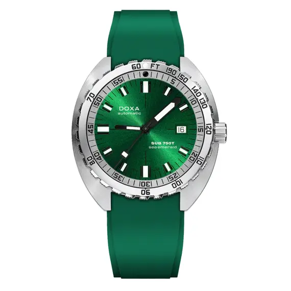 Pánské hodinky Doxa SUB 750T Sea Emerald 825.10.131.26, Verze: zelená 