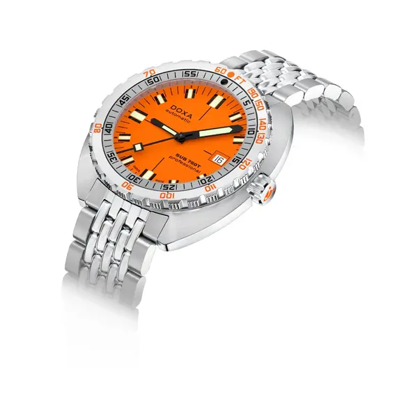 Pánské hodinky Doxa SUB 750T Professional 825.10.351.10, Verze: oranžová , 2 image