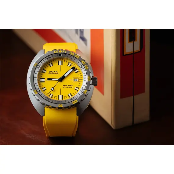 Pánské hodinky Doxa SUB 750T Divingstar 825.10.361.31, Verze: žlutá , 4 image