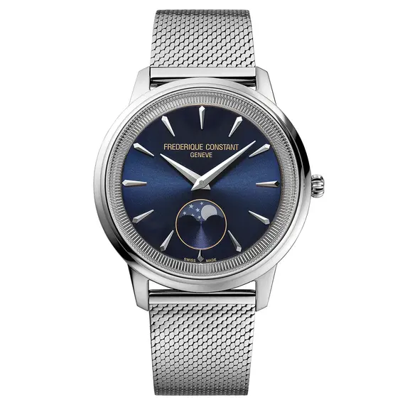 Hodinky Frederique Constant Classics Moneta Moonphase FC-206N3S6B, Verze: modrá2 