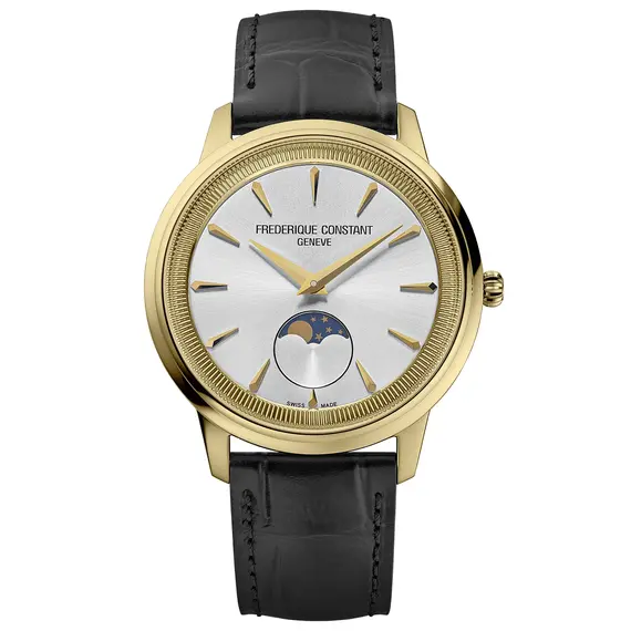 Hodinky Frederique Constant Classics Moneta Moonphase FC-206S3S5, Verze: žluté zlato 