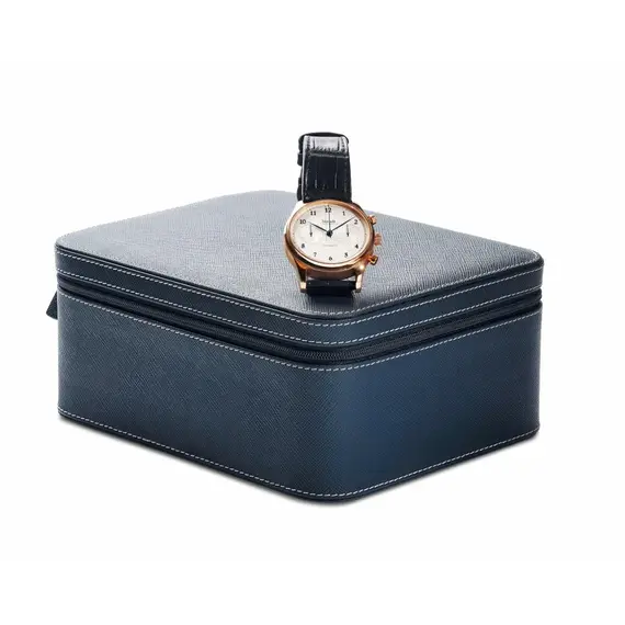 Pouzdro na 4 hodinky Leanschi WPO4-SA12, Verze: modrá , 3 image