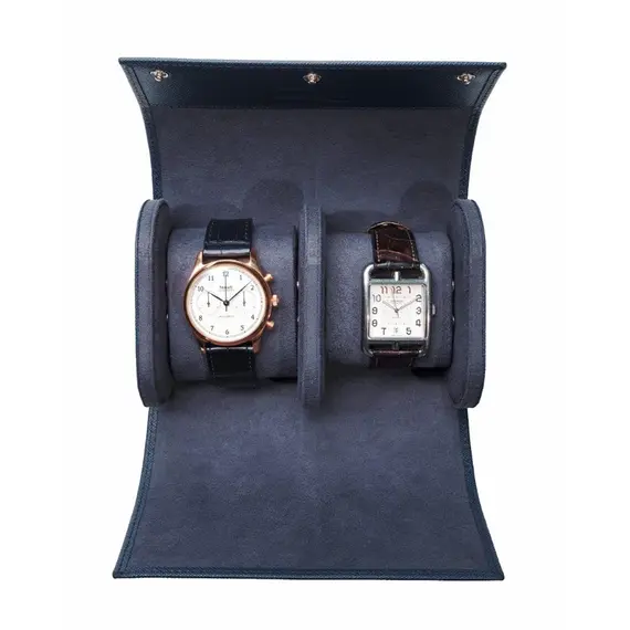 Pouzdro na 2 hodinky Leanschi WRO2-SA12, Verze: modrá , 2 image