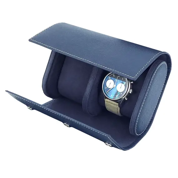 Pouzdro na 2 hodinky Leanschi WRO2-SA12, Verze: modrá , 4 image