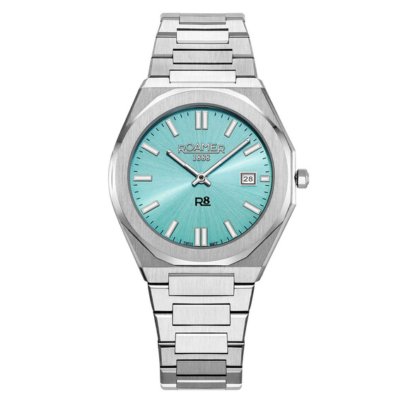 Pánské hodinky Roamer R8 Gents 972980 41 05 20, Verze: modrá 