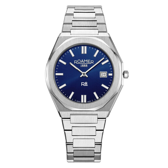 Pánské hodinky Roamer R8 Gents 972980 41 45 20, Verze: modrá2 