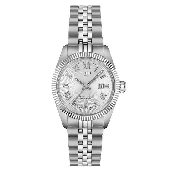 Dámské hodinky Tissot Ballade Powermatic 48 COSC T156.208.11.033.00, Verze: stříbrná 