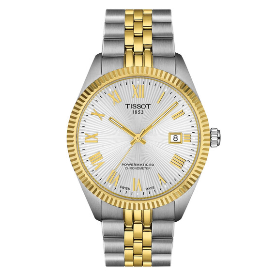 Pánské hodinky Tissot Ballade Powermatic 80 COSC T156.408.22.033.00, Verze: žluté zlato 